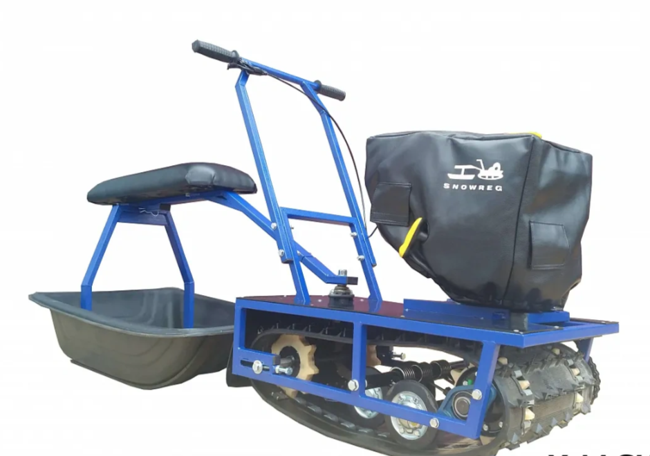 Мини-мотобуксировщик Альбатрос-М с фарой в Новороссийске