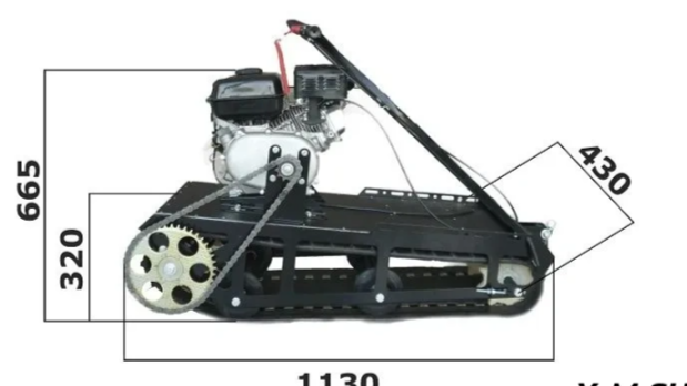 Мотобуксировщик XTREME-MOTORS "Конек-Горбунок" 6.5 л.с. в Новороссийске
