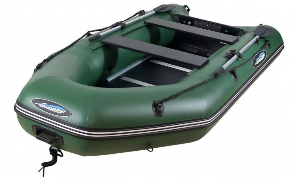 МОТОРНО-ГРЕБНАЯ ЛОДКА ПВХ GLADIATOR А 340 ТК С ФАНЕРНЫМ ПОЛОМ в Новороссийске