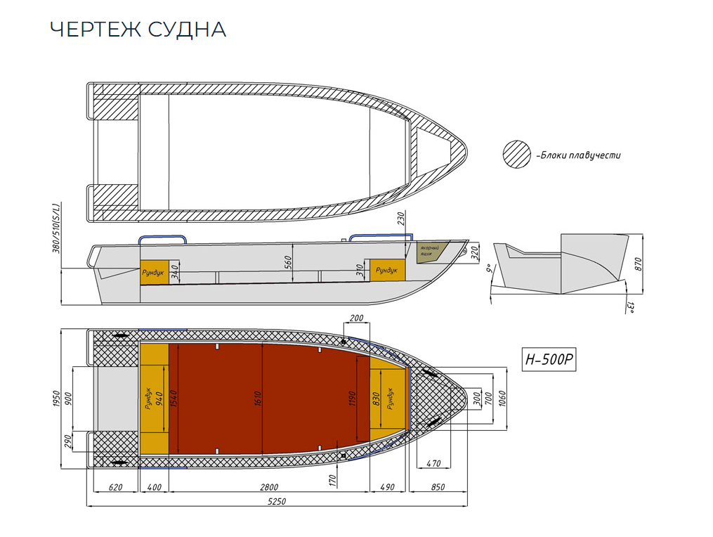 Алюминиевая лодка Неман-500 P в Новороссийске