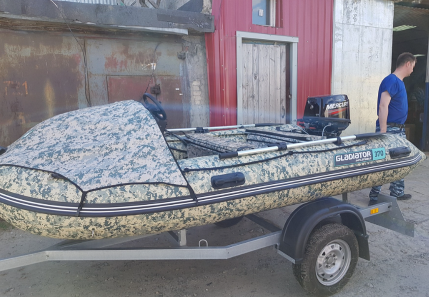 НАДУВНАЯ ЛОДКА GLADIATOR C370AL в Новороссийске