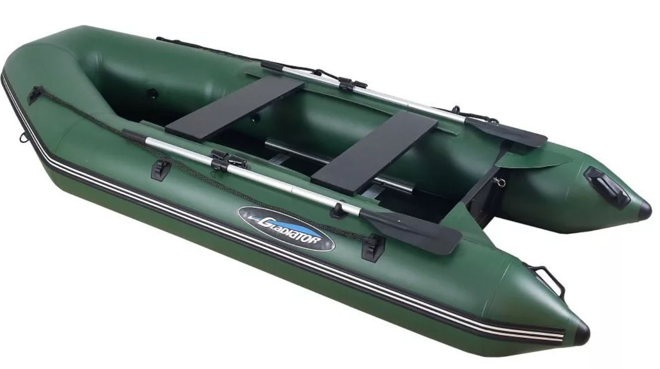 МОТОРНО-ГРЕБНАЯ ЛОДКА ПВХ GLADIATOR A 320 ТК С ФАНЕРНЫМ ПОЛОМ в Новороссийске