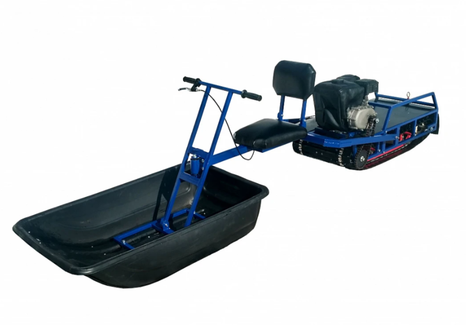 Мотобуксировщик толкач Альбатрос-XL8 с модулем. С фарой, тележки в Новороссийске