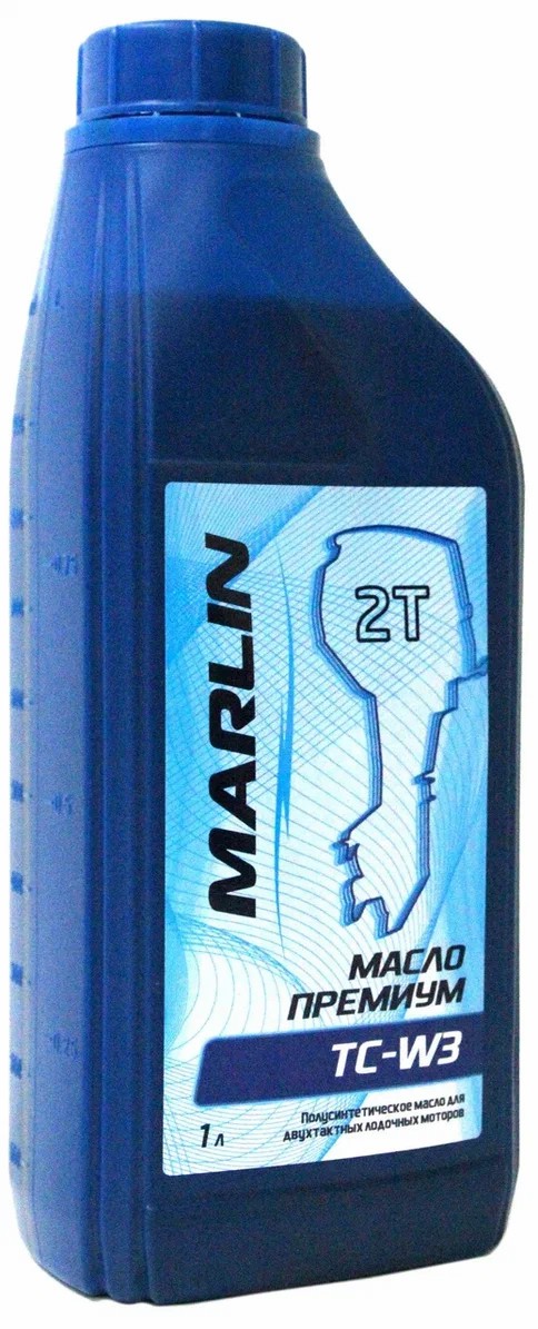 МАСЛО ПОЛУСИНТЕТИЧЕСКОЕ MARLIN ПРЕМИУМ 2Т, TC-W3, 1 ЛИТР в Новороссийске