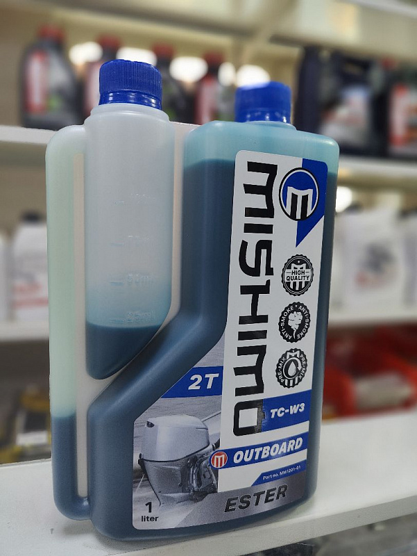 Масло MISHIMO 2T OUTBOARD (ESTER) полусинтетика 1 л в Новороссийске