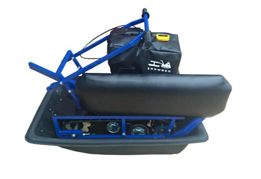 Мини-мотобуксировщик Альбатрос-М с фарой в Новороссийске