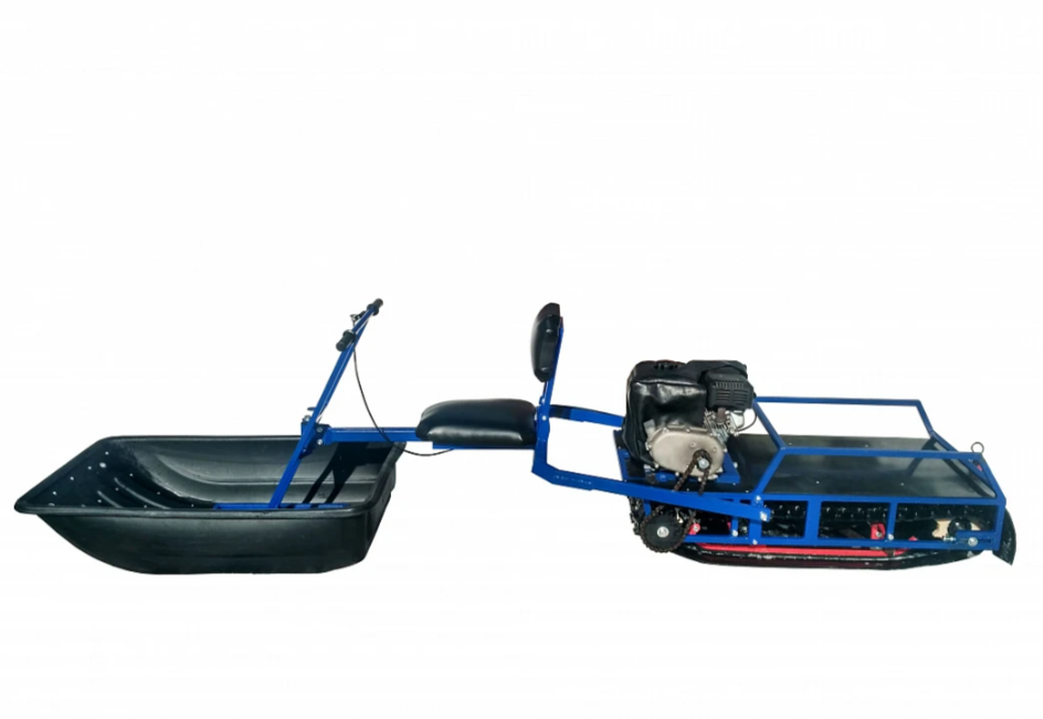 Мотобуксировщик толкач Альбатрос-XL8 с модулем. С фарой, тележки в Новороссийске