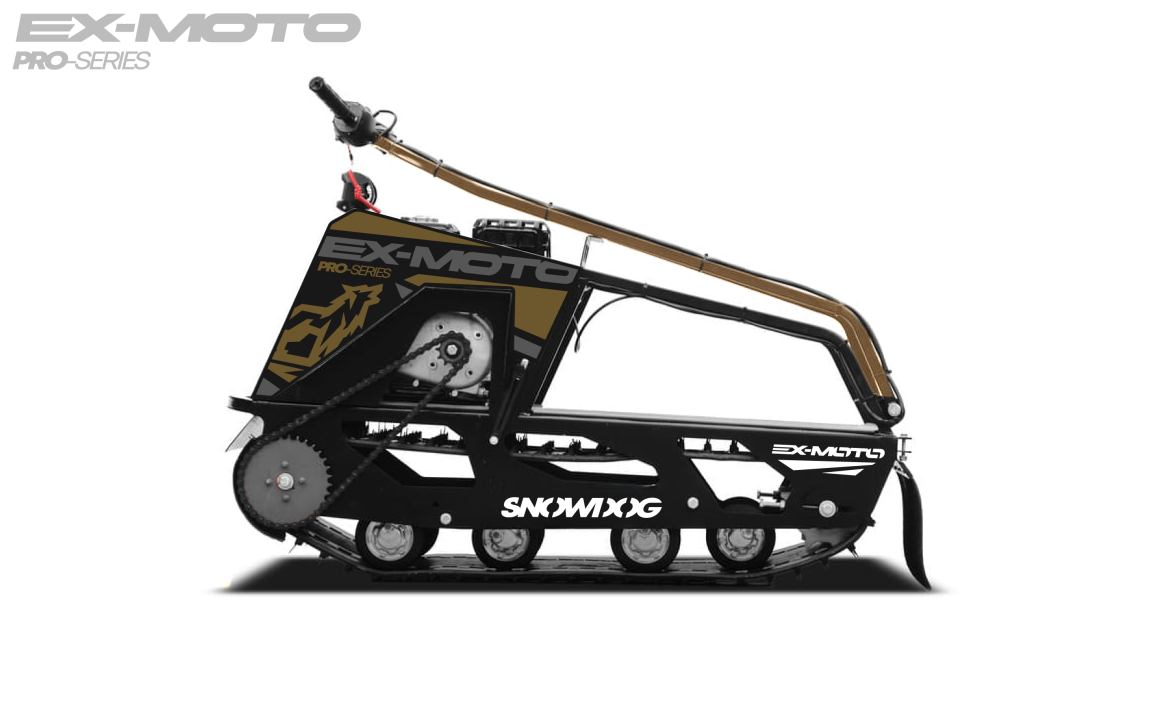 Мотобуксировщик EX-MOTO SNOWDOG S380 8л.с. в Новороссийске