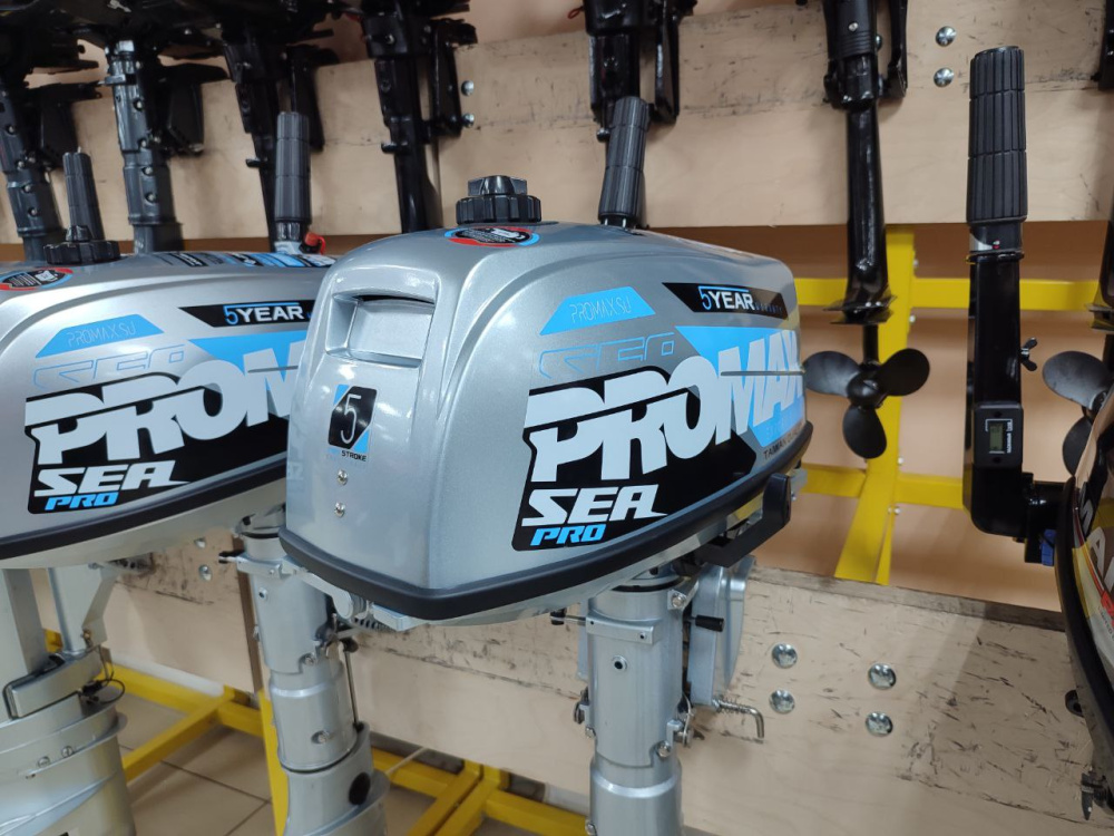 Лодочный мотор PROMAX SP5FHS (внешний бак 12 л) в Новороссийске