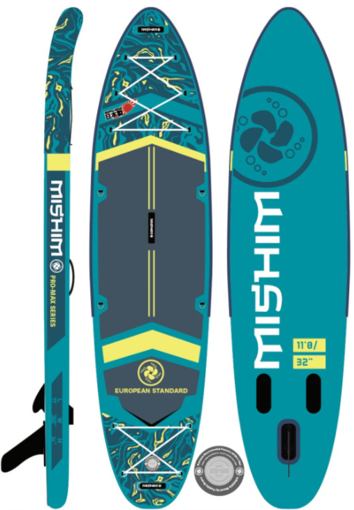 SUP (САП) Доска MISHIMO PRO-MAX Light Teal 12,6’ (385см) в Новороссийске