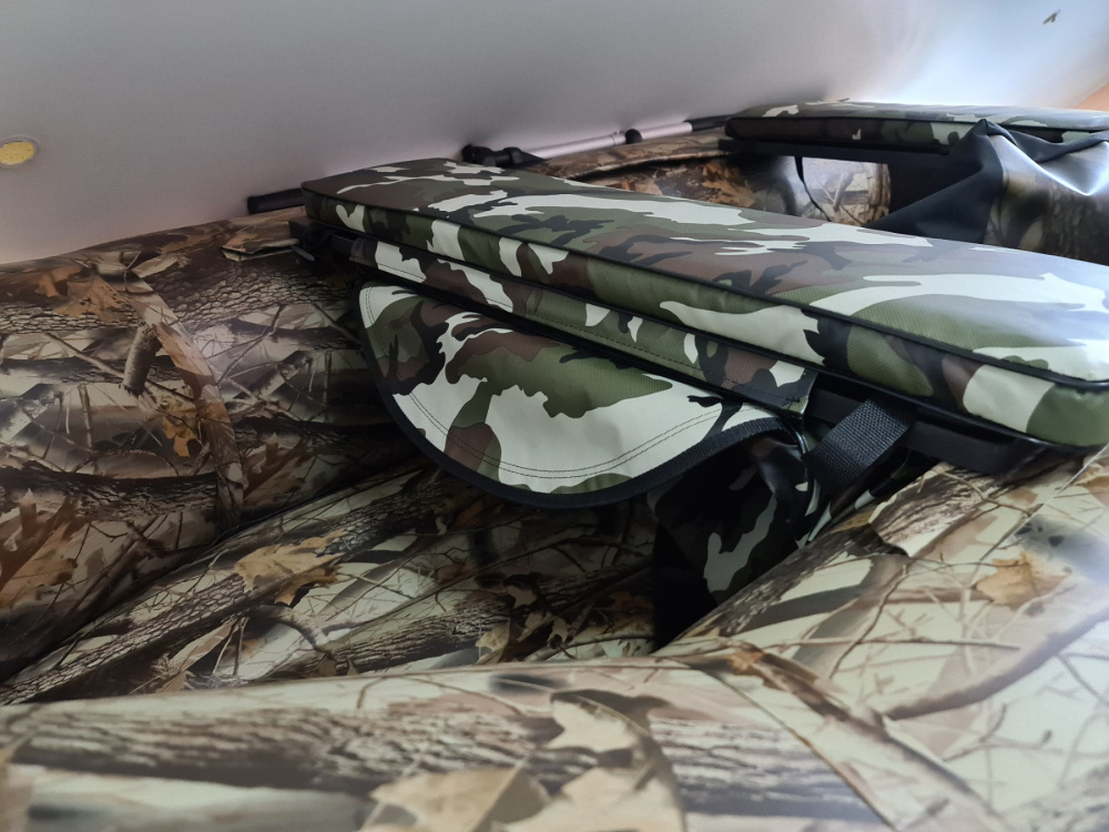 КОМПЛЕКТ МЯГКИХ НАКЛАДОК С СУМКОЙ ДЛЯ ЛОДОК 80Х20 КАМУФЛЯЖ в Новороссийске