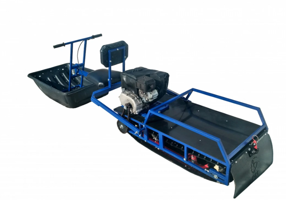 Мотобуксировщик толкач Альбатрос-XL8 с модулем. С фарой, тележки в Новороссийске