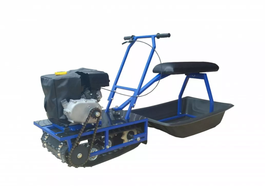 Мини-мотобуксировщик Альбатрос-М с фарой в Новороссийске