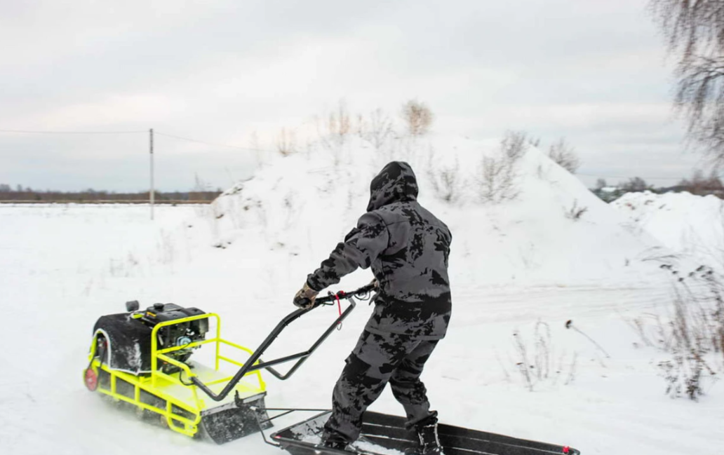 Мотобуксировщик Бурлак ХОЗЯИН-1 (капот металл) в Новороссийске