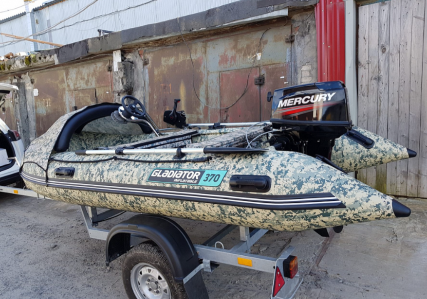 НАДУВНАЯ ЛОДКА GLADIATOR C370AL в Новороссийске