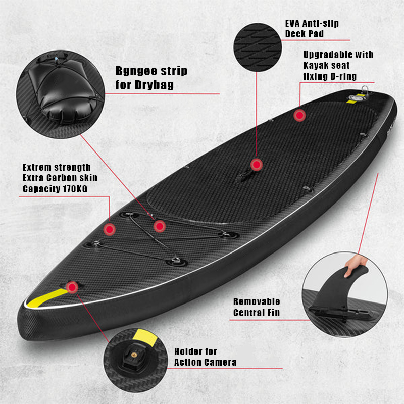 SUP (САП) ДОСКА MISHIMO CARBON DARKSIDE 10.6’ (325СМ) в Новороссийске