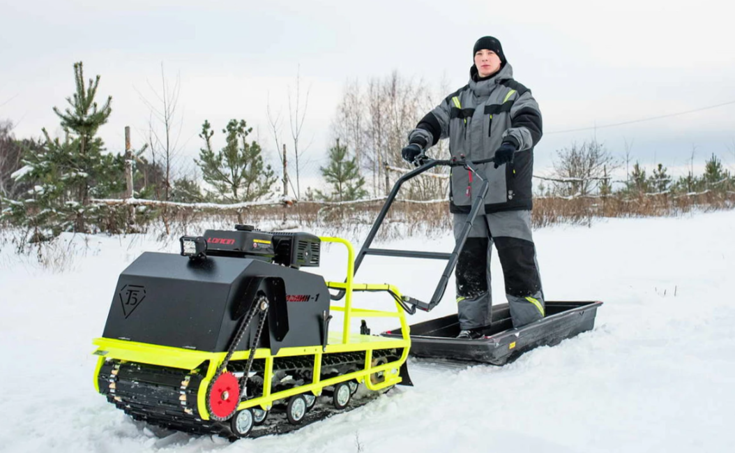 Мотобуксировщик Бурлак ХОЗЯИН-1 (капот металл) в Новороссийске