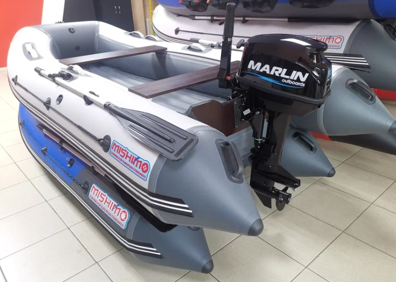 КОМПЛЕКТ ЛОДКА MISHIMO LITE 335 + МОТОР 9,8 Л.С. в Новороссийске