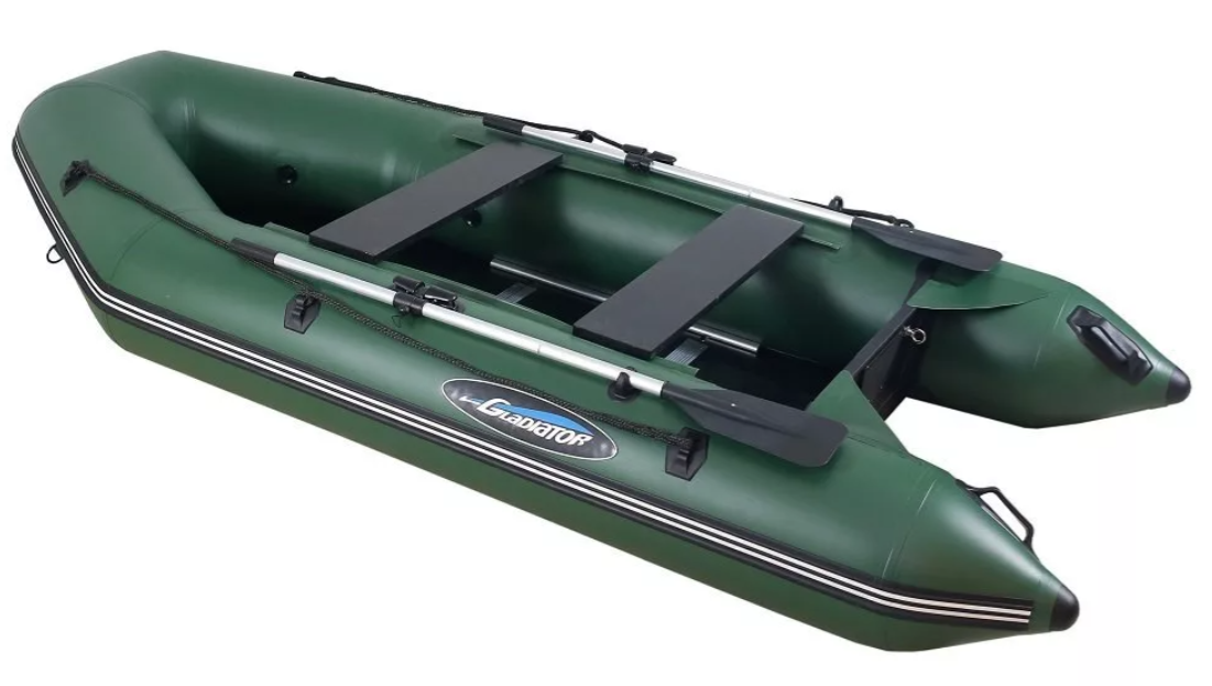 МОТОРНО-ГРЕБНАЯ ЛОДКА ПВХ GLADIATOR А 340 ТК С ФАНЕРНЫМ ПОЛОМ в Новороссийске