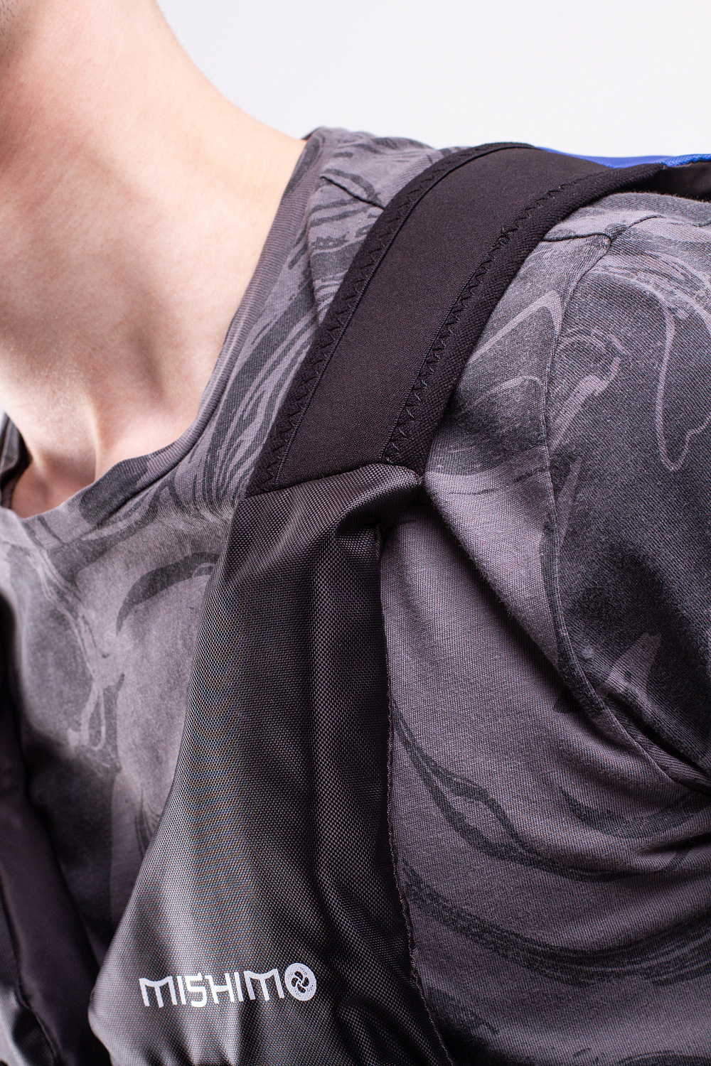 Жилет спасательный MISHIMO PRO Премиум качества Черно-синий в Новороссийске