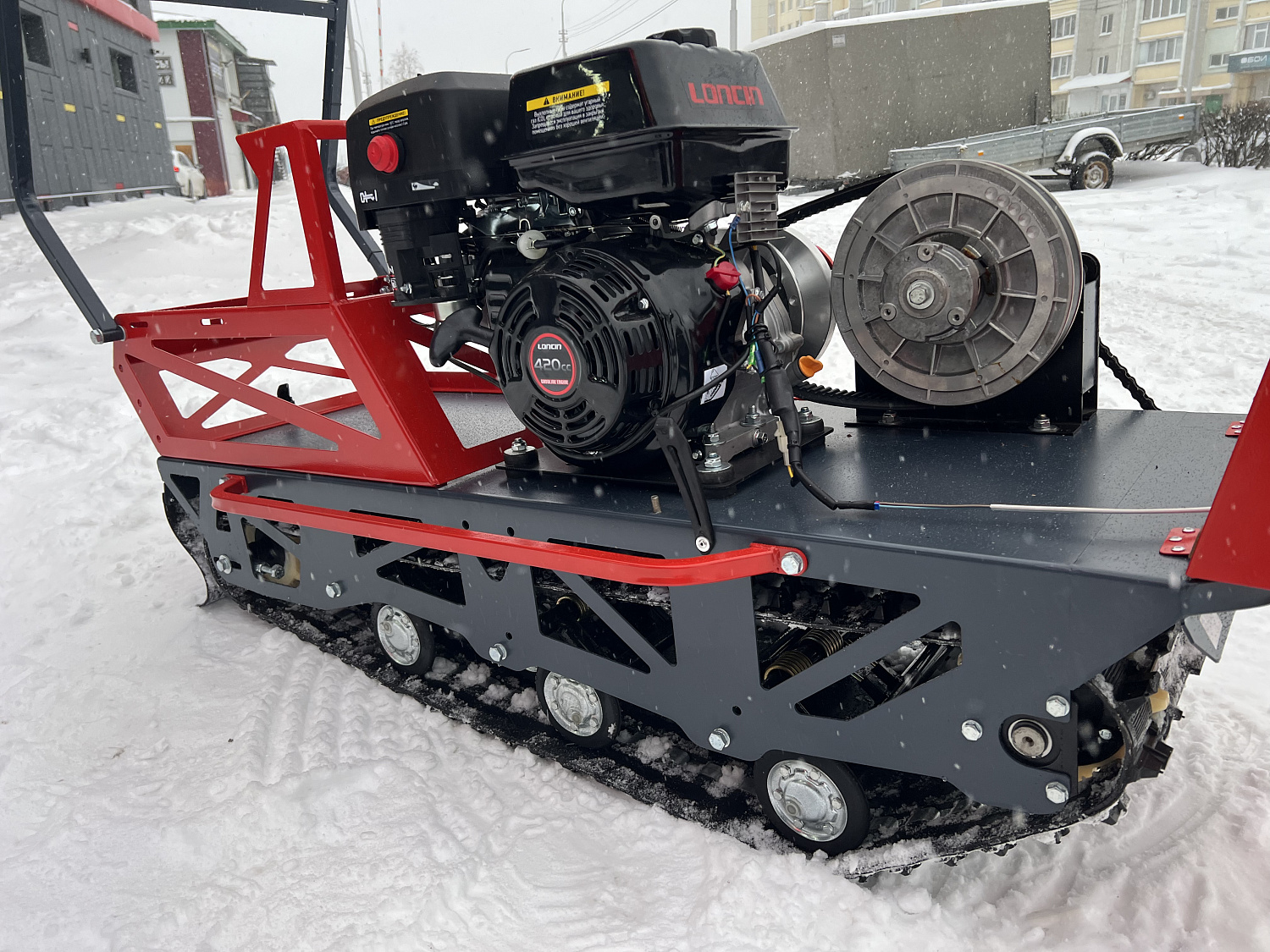 Мотобуксировщик EX-MOTO SNOWDOG S500 15л.с в Новороссийске